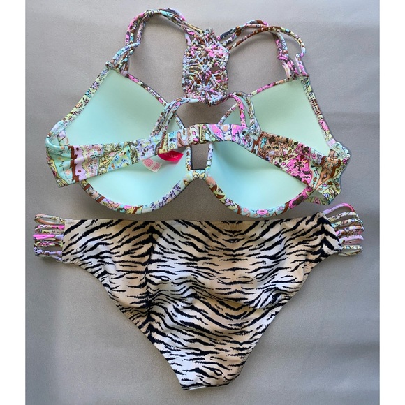 Victoria’s Secret Fabulous Crochet Macramé Bikini top 34C - Picture 6 of 12